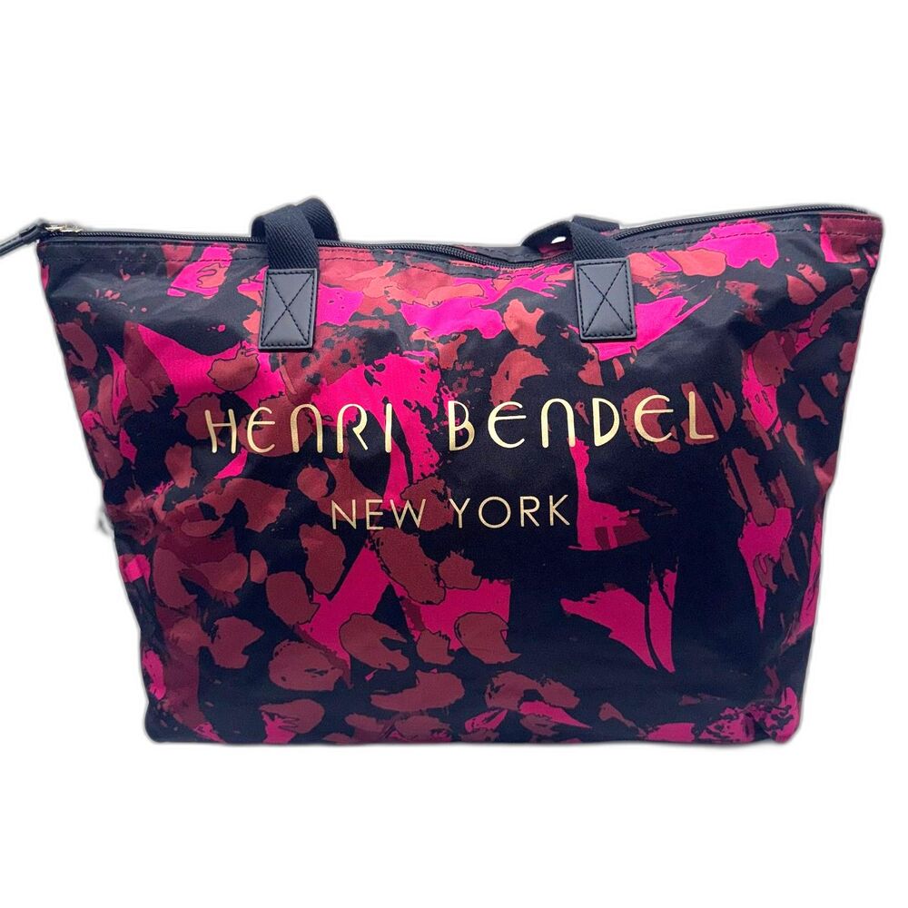 Henri Bendel New York Limited Edition Camo Floral Nylon Tote Bag
